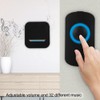 Smart Wireless Remote Control Doorbell Receiver With LED IP55 Waterproof