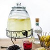 2.4 Gallon Glass Bee Hive Beverage Drink Water Ice Tea