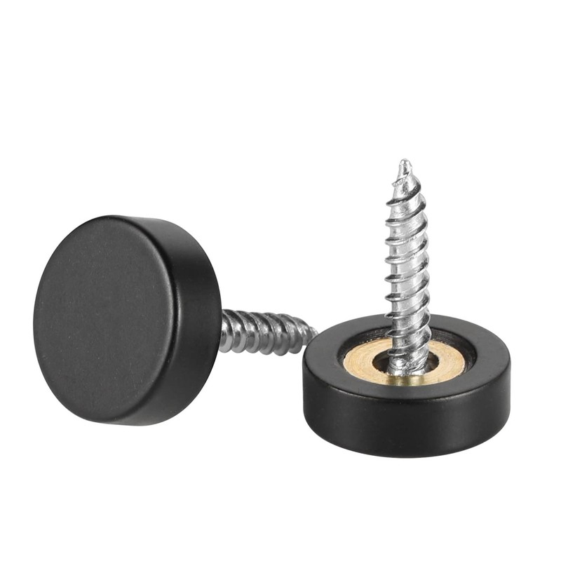 20 PCS Screw Covers Caps (Solid Brass Construction) Mirror Screws