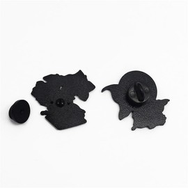 Phonograph Enamel Brooch Kawaii Brooches Pins Flower Phonograph Brooch Badges Enamel Pins For Clothes Backpacks Music Theme Lapel Pin for Music Lover