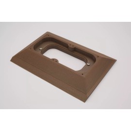 Hidden River Lab Ring Doorbell Wired PRO adapter plate NUTONE and M&S intercom. Hidden screws - Bronze