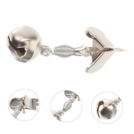 WOONEKY 20pcs Sea Fishing Bells Metal Fishing Rod Alarms Clips for Boys and Girls Beginners Pros