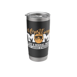 Wrestling Mom Is Louder And Prouder Wrestler Mothers Day Stainless Steel Insulated Tumbler