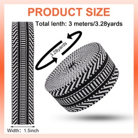 3 Rolls 1.5 inch Webbing Nylon Webbing Ribbon Heavy Duty Webbing Strap for Crafts Bag Handles Camera Purse Strap DIY Pet Collars Leash Backpack Belt Tote Bags Leash Straps, Furniture, Upholstery