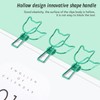 100Pcs Kitten Binder Clips Cute Animal Style Strong Clamping Hollow