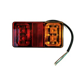 LED rear light with position light, brake light, indicator for trailers, tractors, caravans, trailers, trucks, cars, tractors etc