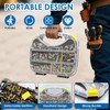 Eoppen 455Pcs Rivet Nut Tool Kit, Rivnut Tool Kit with