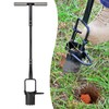 Omesata Sod Plugger, Bulb Planter with Long Handle and Serrated