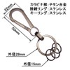 TKhits Titanium Carabiner Small Key Chain [Spring Free] Rust Proof