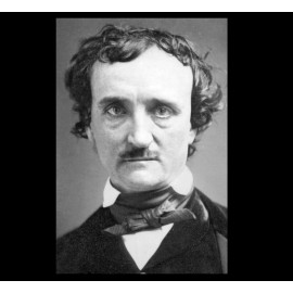 Spooky Edgar Allan Poe PHOTO Scary Vintage Creepy Freaky Poet Writer Allen