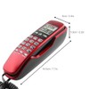LCD Display Telephone, Landline Telephone, Home Telephone, Wired Mini Phone,