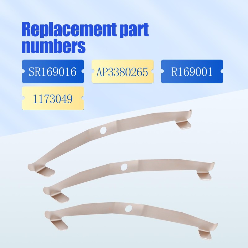 SR169016 Range Hood Filter Spring Kit Replacement for Broan, Nutone,