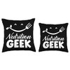 Nutrition Geek Job Dietitian Nutritionist Sayings Throw Pillow