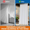 LFUTARI 6 Pack Outdoor Curtain Weights Bag, Patio Curtain Sandbag