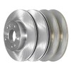 AutoShack Front and Rear Brake Rotors Set of 4 Replacement