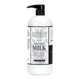 Archipelago Botanicals Milk Body Wash | Moisturizing and Soothing Daily Cleanser | Free from Parabens and Sulfates (33 fl oz)