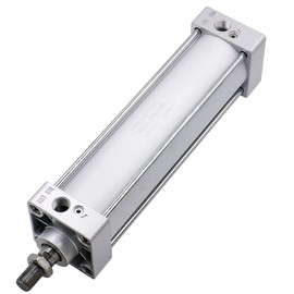 Heschen Pneumatic Standard Air Cylinder, SC 63-200, PT3/8'' Port, 63mm Bore, 200mm Stroke, Screwed Piston Rod Dual Action for Machinery Industry