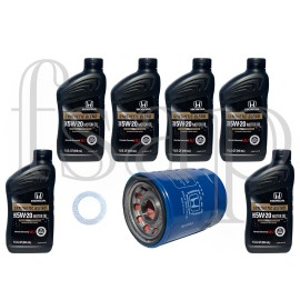 Honda Genuine Honda Synthetic Blend oil change kit for 2014 Honda Pilot 3.5L V6 5w20