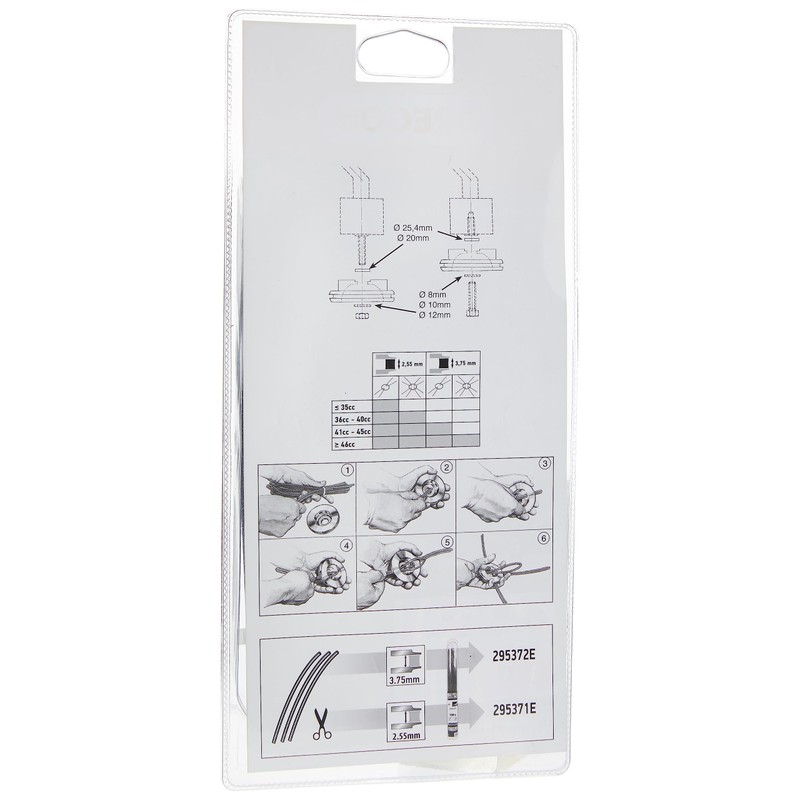 Oregon 110980 Universal Aluminium Fixed Trimmer Head with Nylium Line