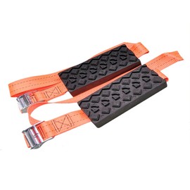 2Pcs Car Escape Board Chain Design Portable Anti Slip Rugged Reliable Car Escape Traction Pad for Car
