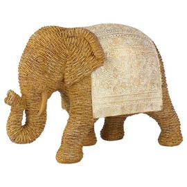 Elephant Weaving Art Figurine - Modern Home Resin Sculpture for Living Room Decor, Creative Bookshelf Decoration, Elegant Modern Decor
