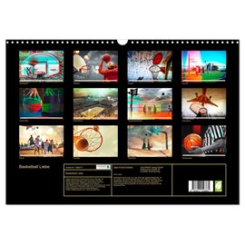 Basketball Liebe (Wandkalender 2026 DIN A3 quer), CALVENDO Monatskalender
