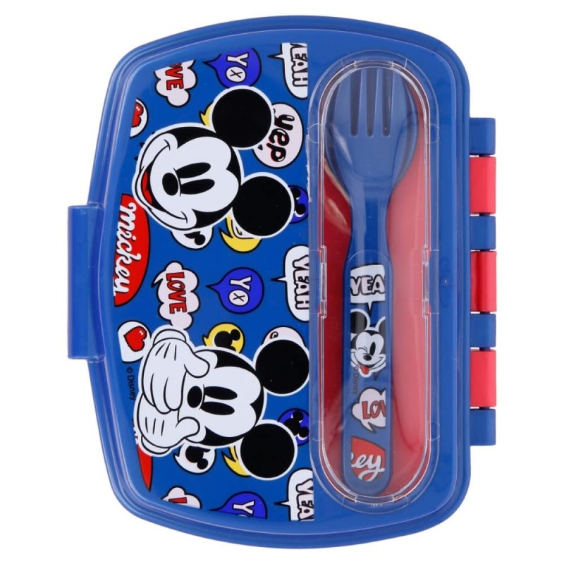 OM SUPPLIES Mickey Cartoon Characters Children Lunch Sandwich Box Container