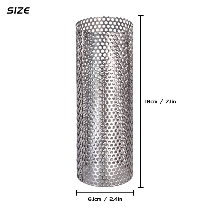 FIREHIKING 2.36" Spark Arrestor Stove Pipe with Filter Chimney Cap