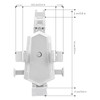 Scooter Phone Holder Adjustable Navigator Mount Clip Stand Bracket for