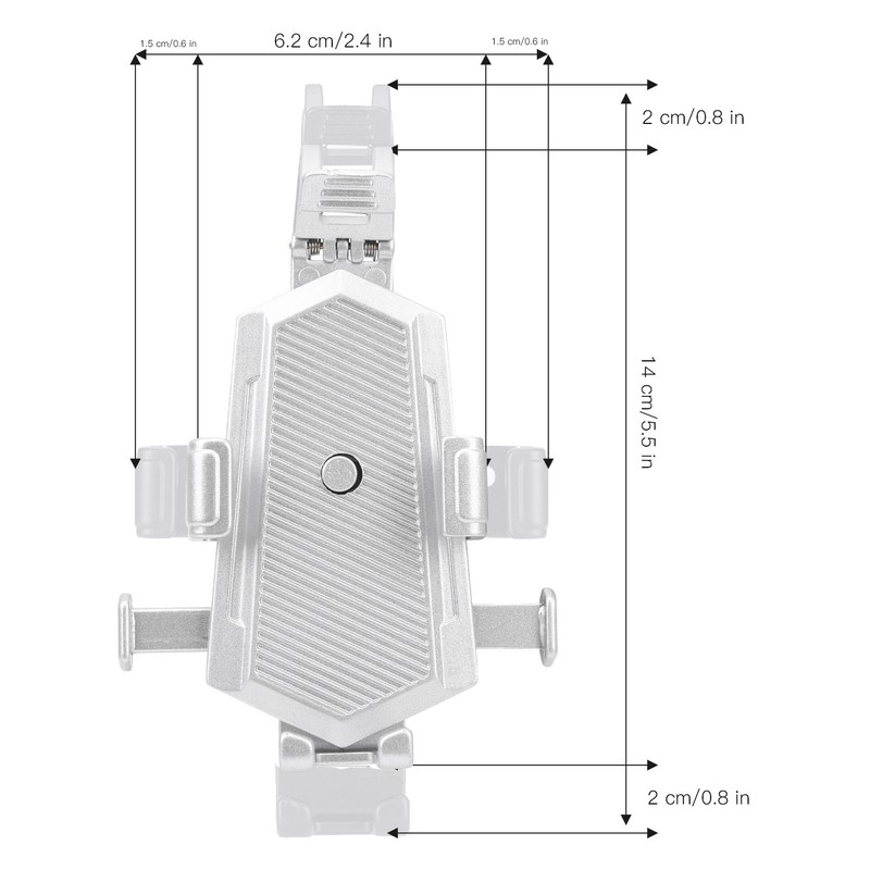 Scooter Phone Holder Adjustable Navigator Mount Clip Stand Bracket for
