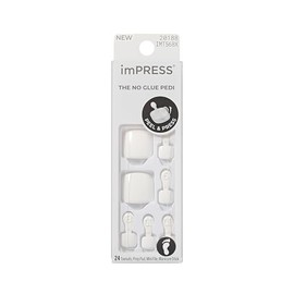 UÑAS POSTIZAS PARA PIES IMPRESS FEEL THE BEAT - KISS