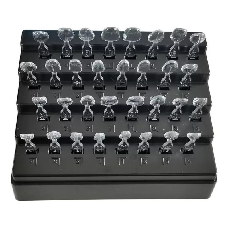 generic A 32 Piezas/juego De Molde De Barniz Dental