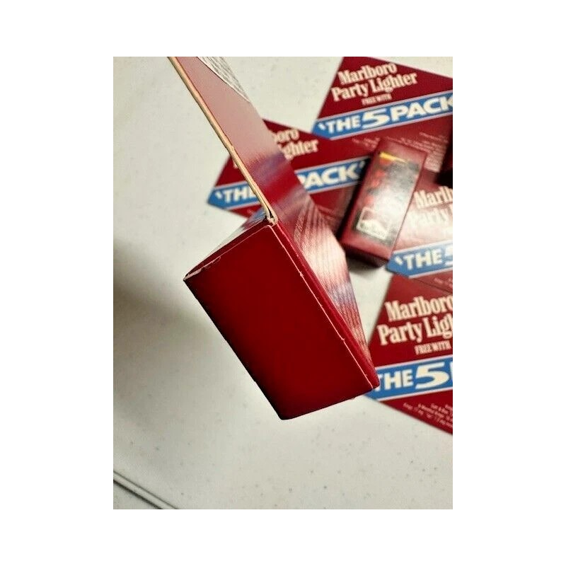 Marlboro Vintage 1992 Marlboro Party Butane Gas Refillable Lighter 5