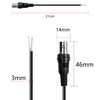 MEIRIYFA BNC Pigtail Cable Bare Wire, BNC Female Coaxial Connector