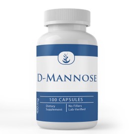 Pure Original Ingredients D-Mannose, (100 Capsules) Always Pure, No Additives Or Fillers, Lab Verified
