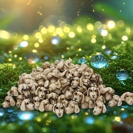 Resin Skull | Skull Head Figurines,Tiny Dog Table Decor for Bedroom Apartment Party Living Room Bookshelf Entryway