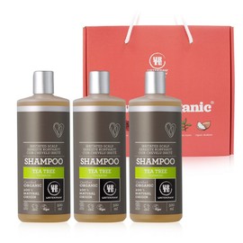 Urtekram Shampoo Gift Set Tea Tree / Large Home Shopping Shampoo Organic Eco-friendly Lavender