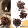Tousled Updo Messy Bun Hair Extension Instant Ponytail With Elastic