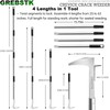 GREBSTK Crack Weeder Crevice Weeding Stainless Steel Tool Adjustable, 63