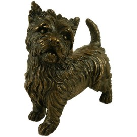 Bronze Sculptures Bronzed West Highland Terrier Dog SCULPTURE