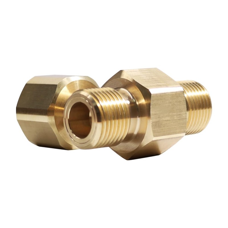 Byttlerom CO2 Tank Adapter CO2 Cylinder Tank W21.8-14 Adapter Converter