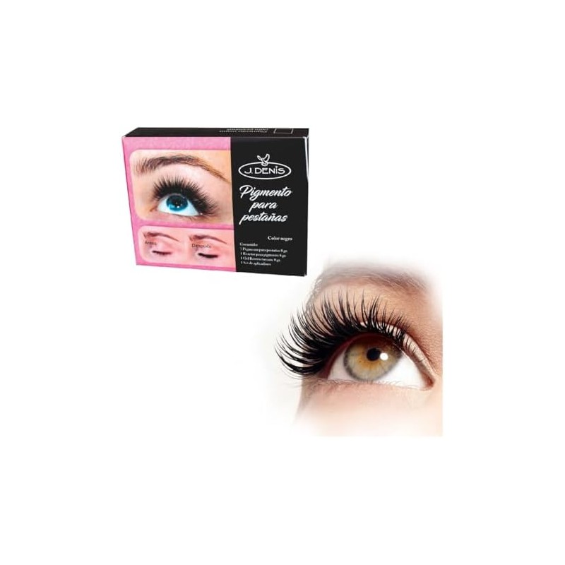 Pigmento Negro Para Pestañas Jdenis by Gaero Shop Uso Profesional