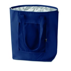 noTrash2003 Foldable Shopping Bag with Case - Lightweight and Stable - with Inner Aluminium Coating Cooling Function in 6 Attractive Colours, darkblue