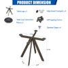 KaKaBB 28 Inch Metal Round Table Legs, Heavy Duty Round