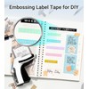 EazeID Embossing Label Maker Machine, Vintage Portable Embossed Label Maker