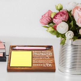 Thank You Appreciation Gifts for Pharmacist, Going Away Gift Retirement Gift for Pharmacist, A Truly Amazing Pharmacist, Pharmacist Day Gifts, Best Pharmacist Self-Stick Note Pad Holders-DW37