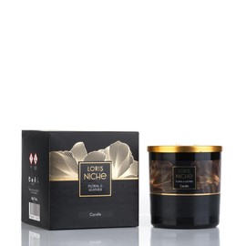 Loris Niche Candle, Scented Candles Clearance, Candles for Home Scented, Home Fragrance, 210gr/7.4oz (Floral Leather)