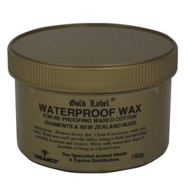 Gold Label Waterproof Wax For Re-Proofing Wax Cotton Clothing & Horse Turnout Rugs 150g