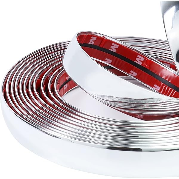 16FT Automotive Chrome Trim Molding 1"(25mm) Wide Universal Car Side