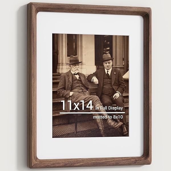 11x14 Picture Frames Natural Walnut,Original Wood Hand Make Crafted Diploma